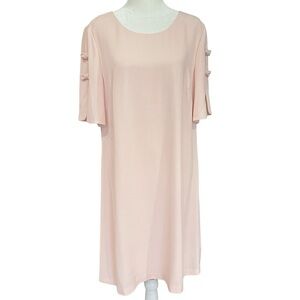 Vince Camuto Crepe Bow Sleeve Dress